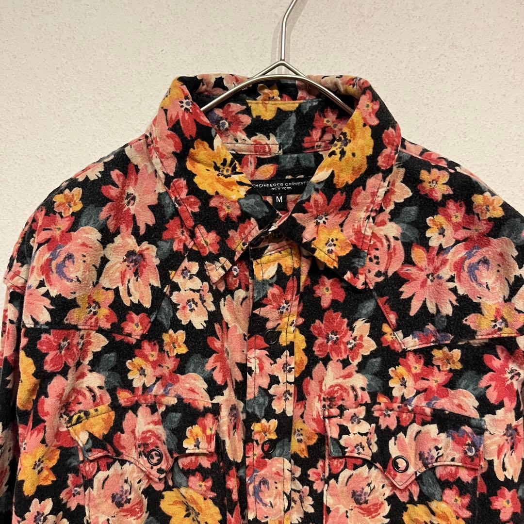 【美品】Engineered Garments フローラル柄 ネルシャツ
