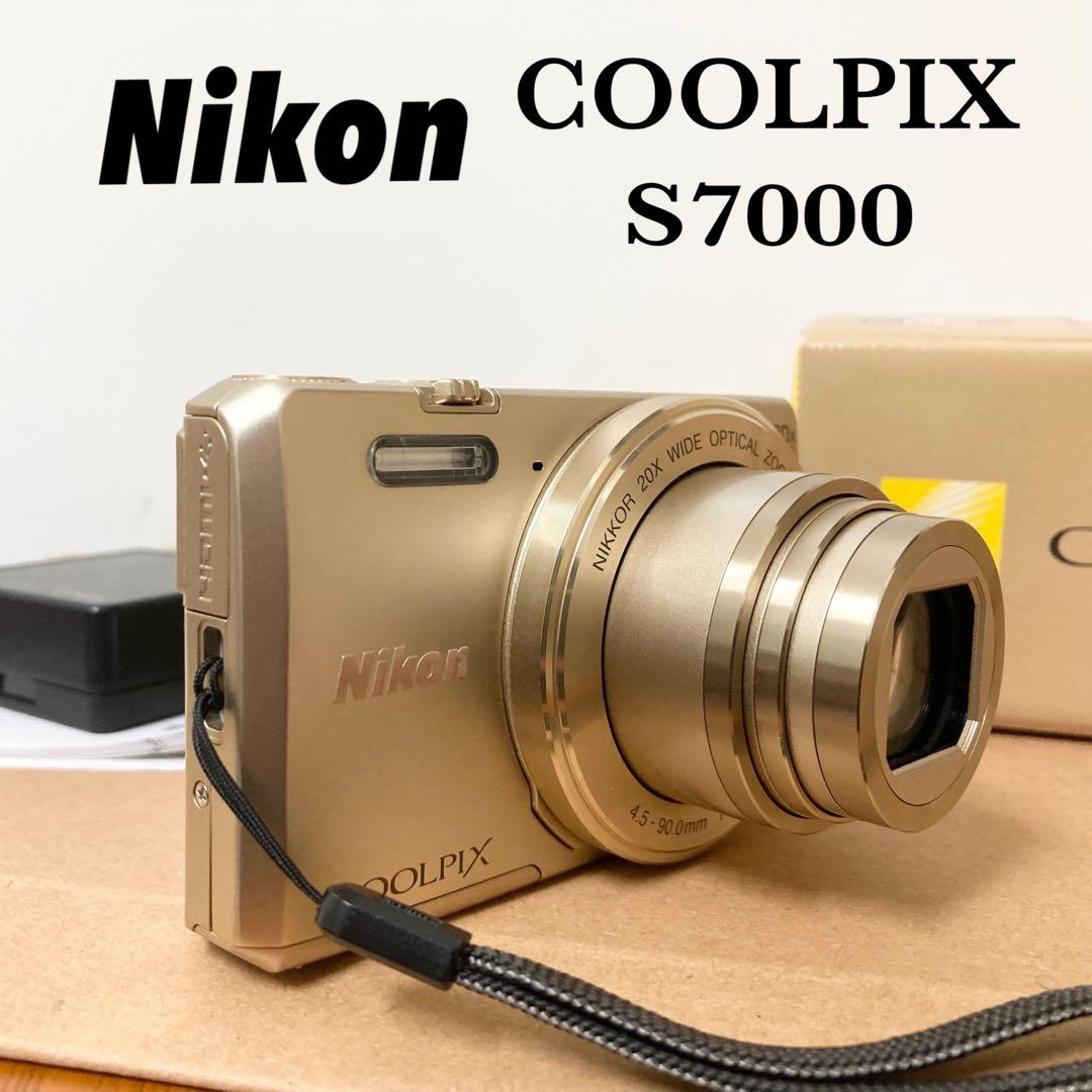 コンパクトデジタルカメラ　NIKON COOLPIX S7000 ゴールド