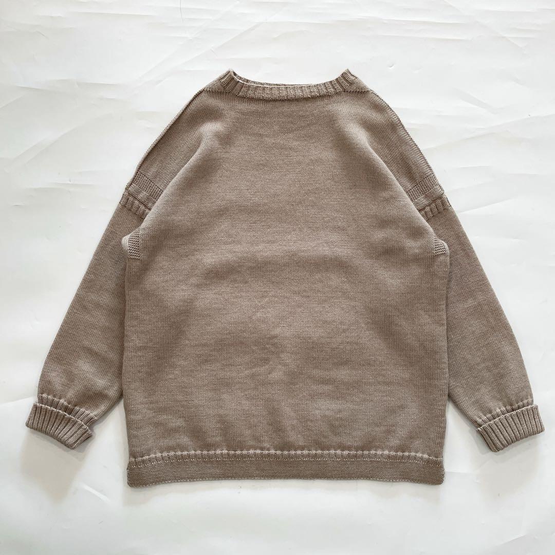 le tricoteur（ルトリコチュール）| オーバーサイズ ガンジーセーター