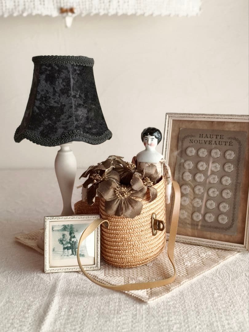 【mkuさま】vintage ❀ 飾り模様が素敵な スクエアフレーム