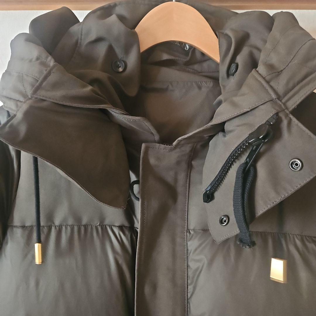 リラクス　THE RERACS ダウンジャケット38 カーキ　1パーツ紛失