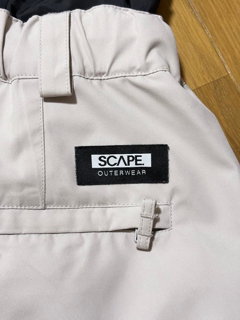 24-25 SCAPE BAGGY PANTS/Lサイズ/LIGHT SAND