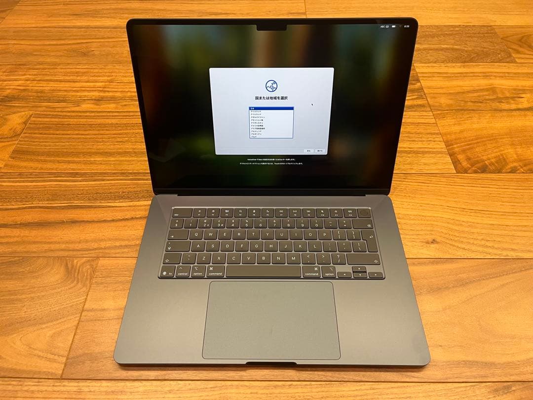 Macbook Air M4 15inch 32GB 512GB UK配列