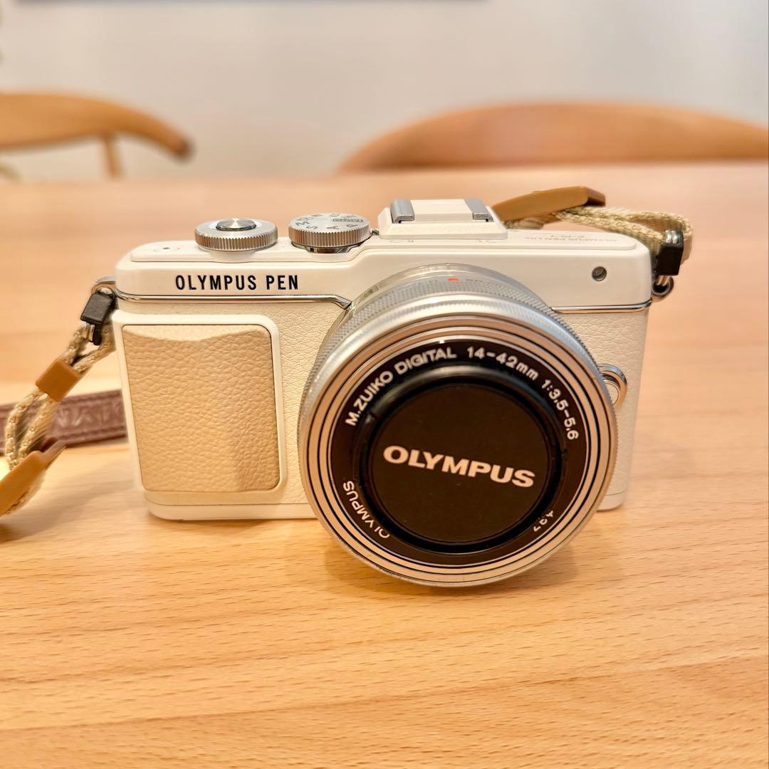 【新品あり】OLYMPUS PEN Lite E-PL7 ホワイト ズームレンズ