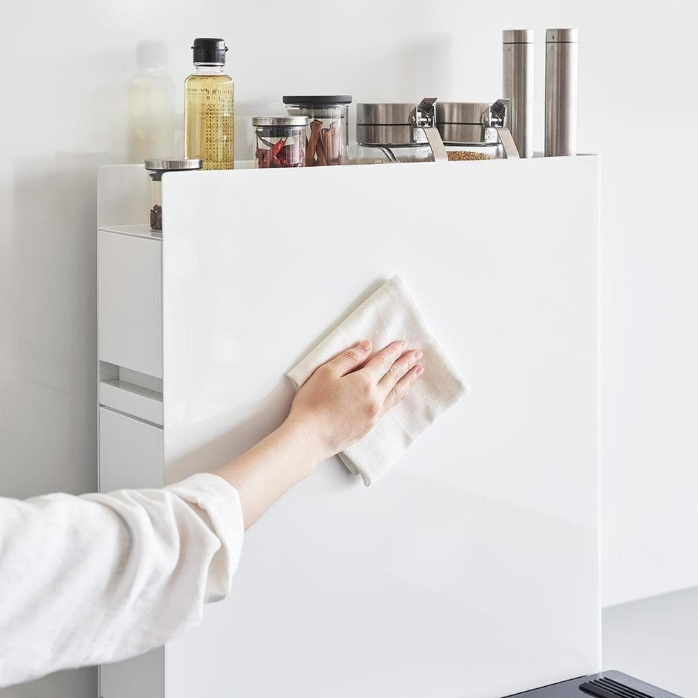 tower 隠せる調味料ラック ホワイト 山崎実業 4334 タワー おしゃれ