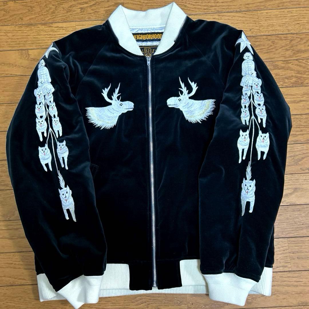 NEIGHBORHOODアラスカ別珍スーベニアジャケット　スカジャン