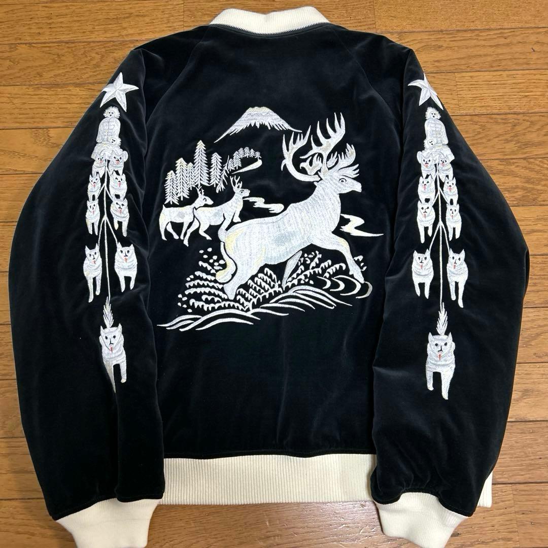 NEIGHBORHOODアラスカ別珍スーベニアジャケット　スカジャン