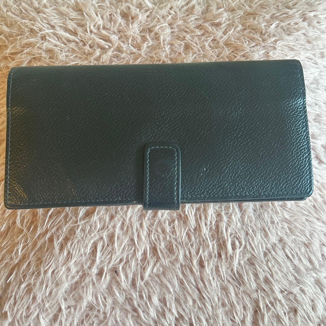 専用　PRADA 黒 レザー 長財布 三角プレート　サフィアーノ　カードケース