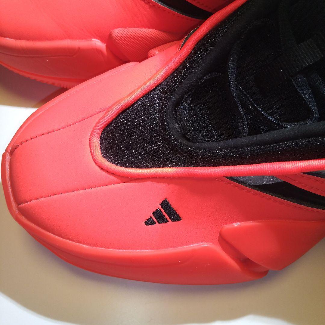 adidas バスケットボールシューズ オレンジ/ブラック 25.5 美品