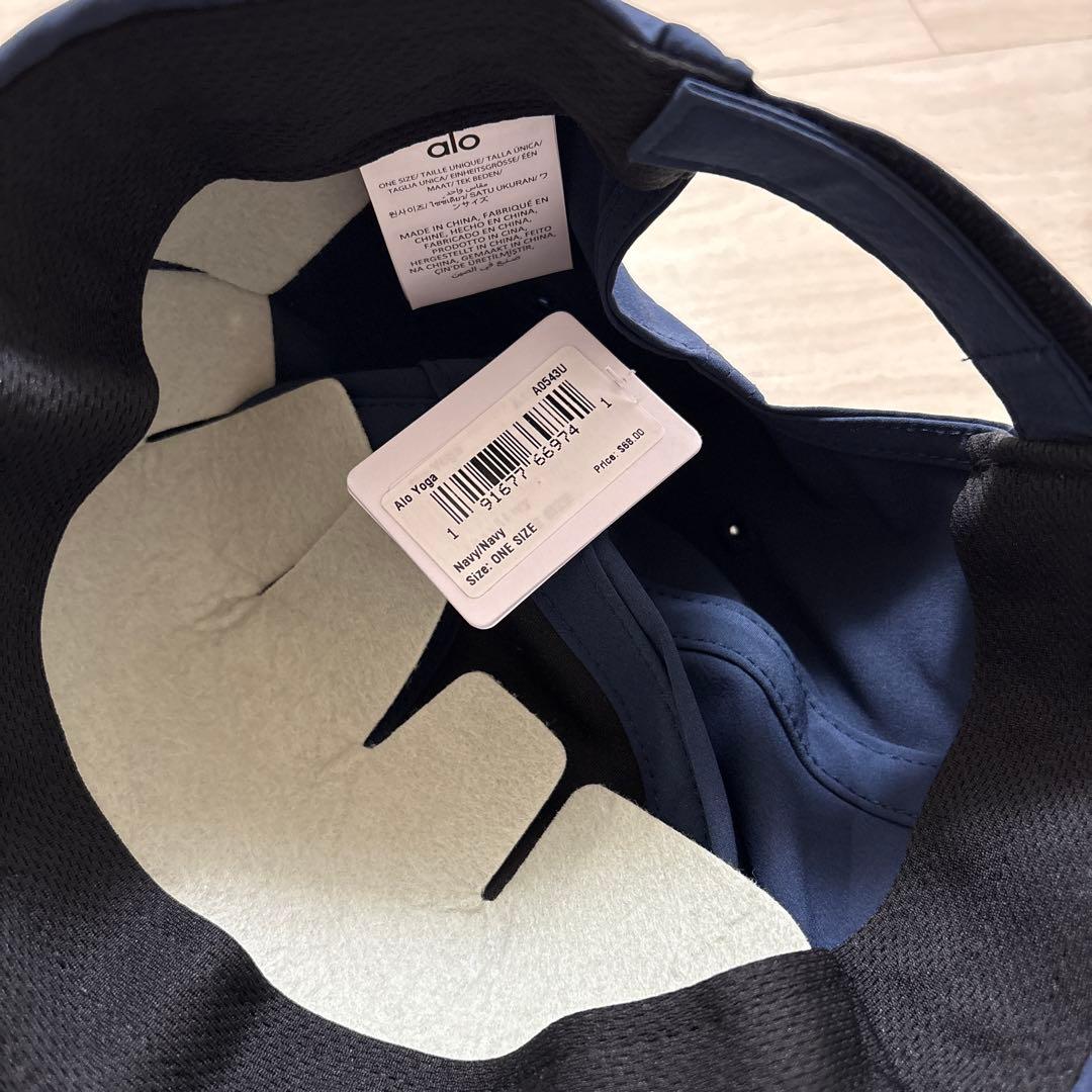 alo ネイビー 紺 ベースボールキャップ タグ付き