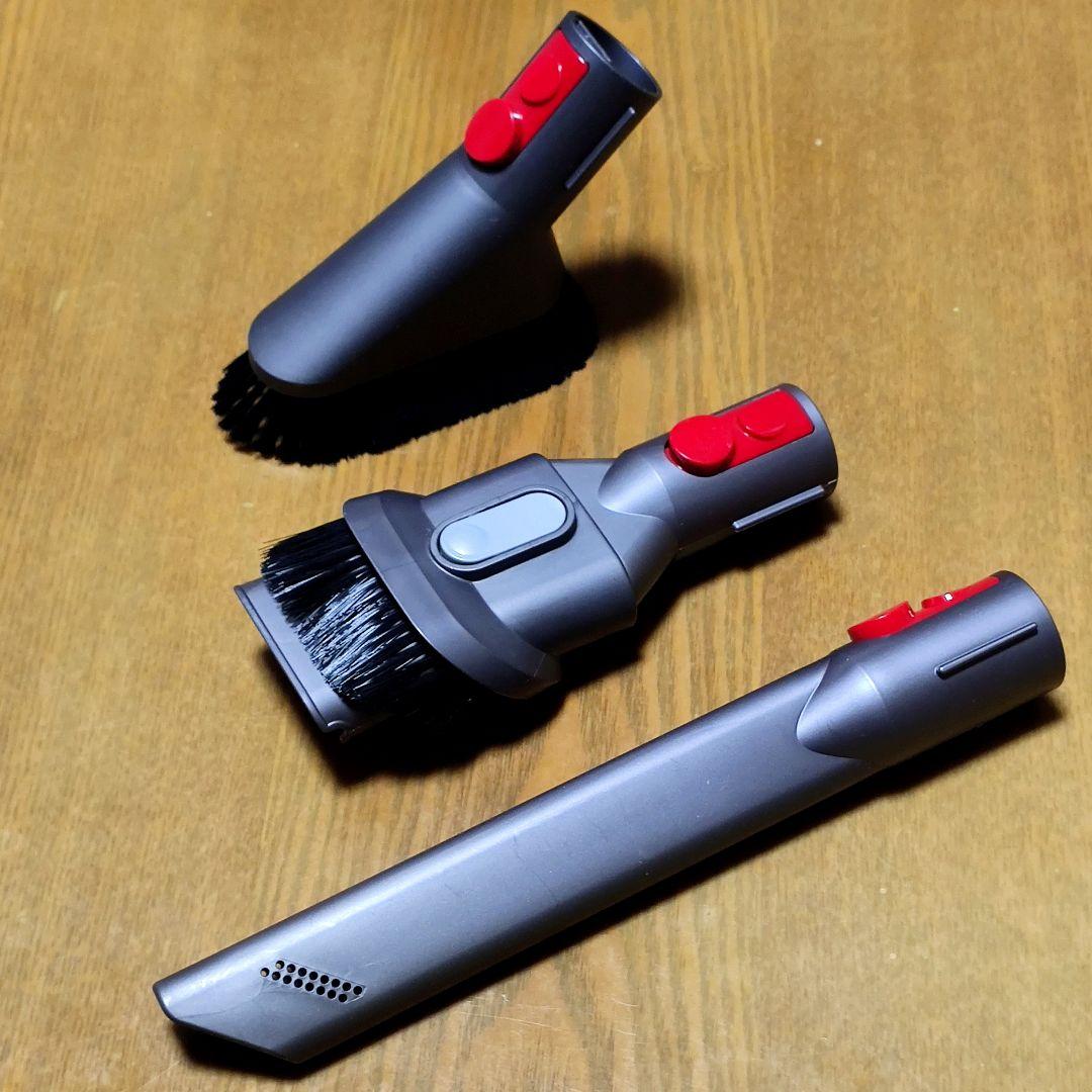 ダイソンV8 SV10K掃除機 完全分解清掃済み動作品 純正バッテリー２つセット