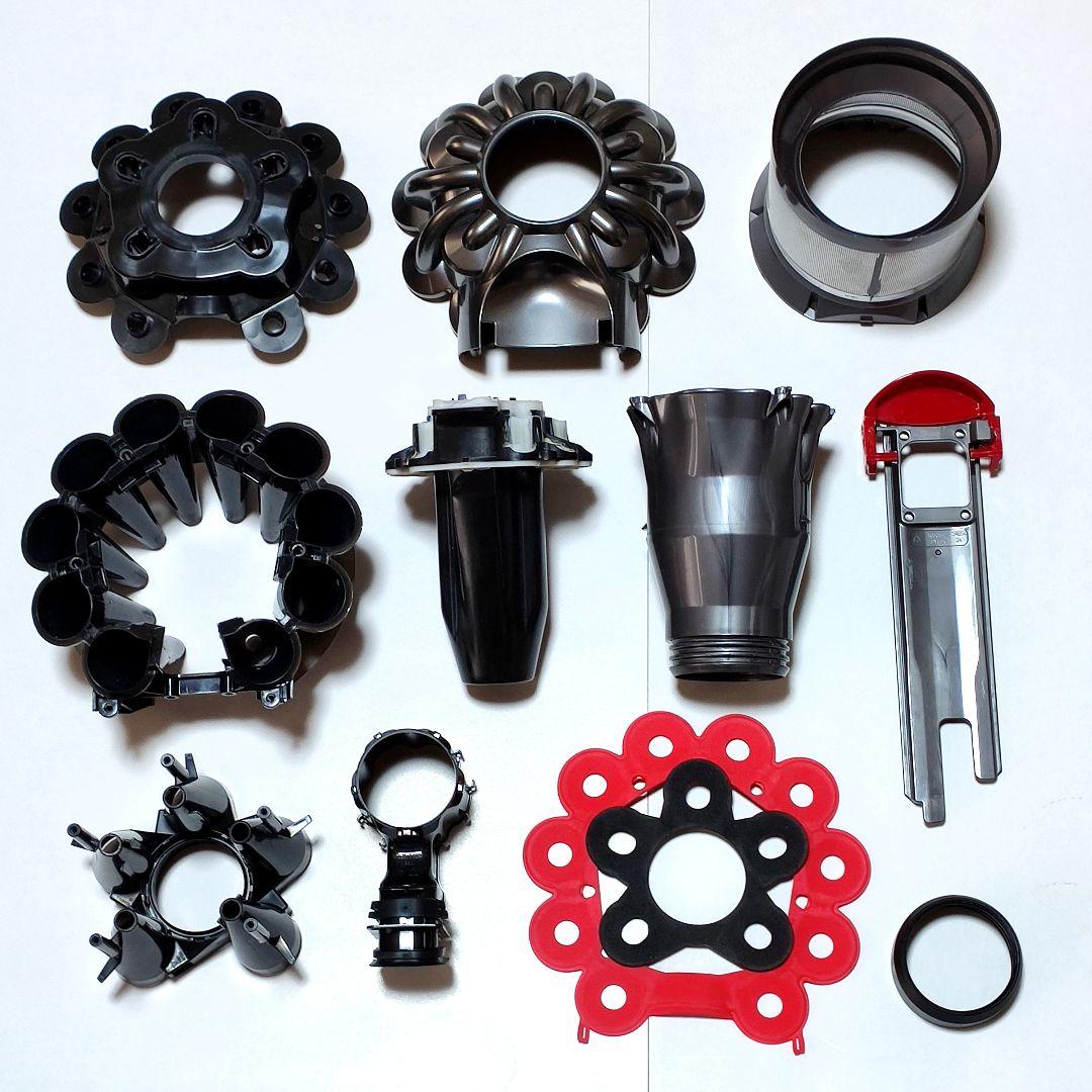 ダイソンV8 SV10K掃除機 完全分解清掃済み動作品 純正バッテリー２つセット