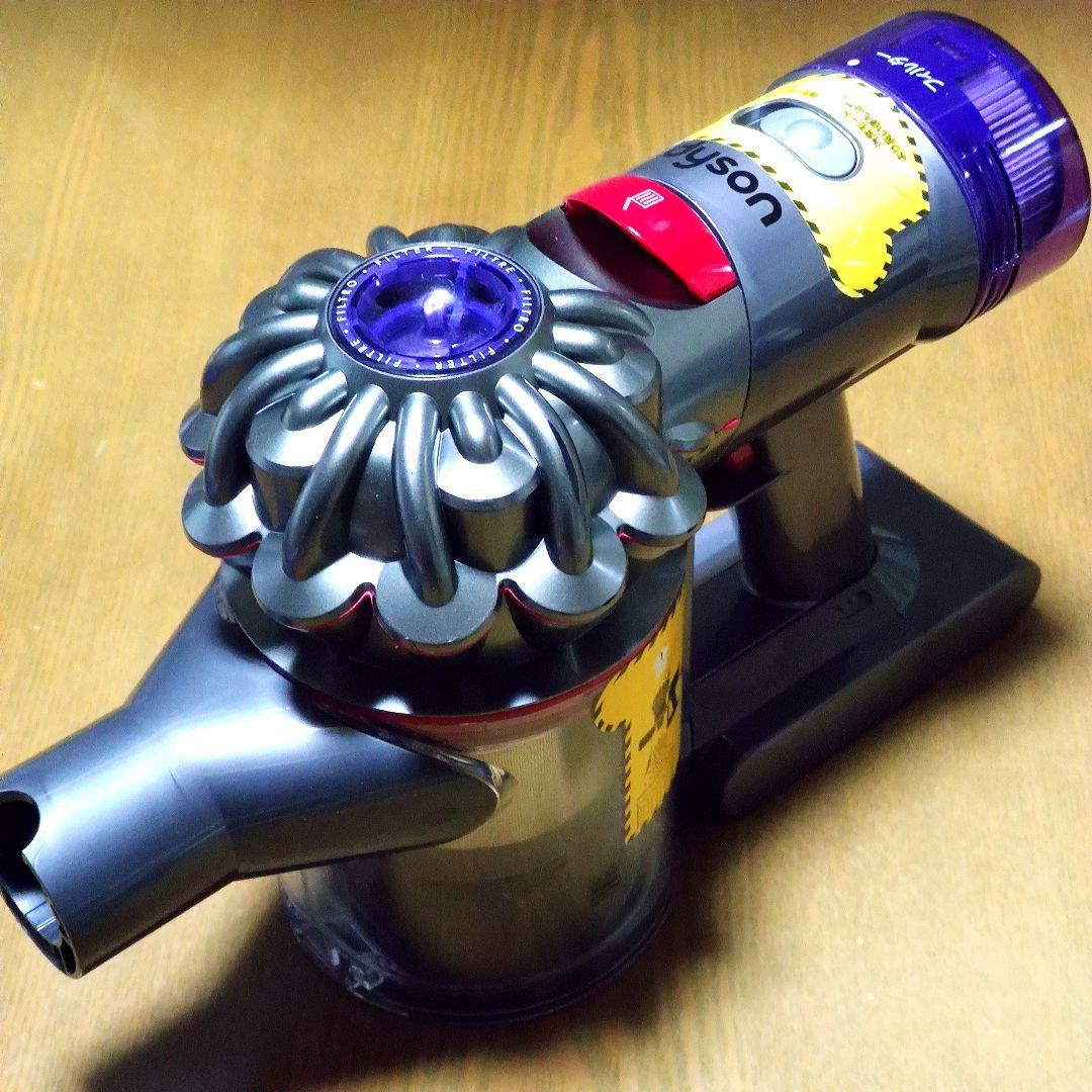 ダイソンV8 SV10K掃除機 完全分解清掃済み動作品 純正バッテリー２つセット