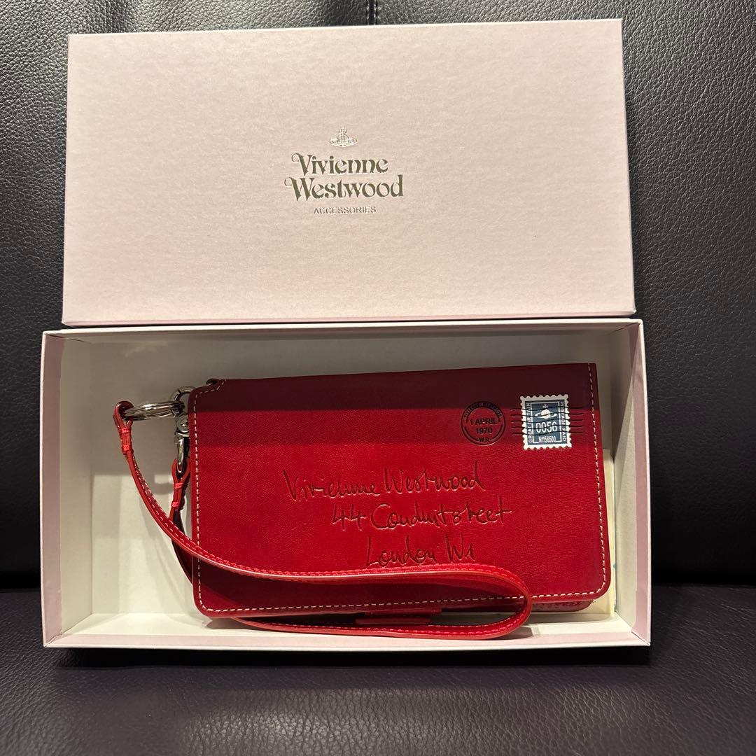 ヴィヴィアンウエストウッド　牛革　エンベロープ　スマホケース