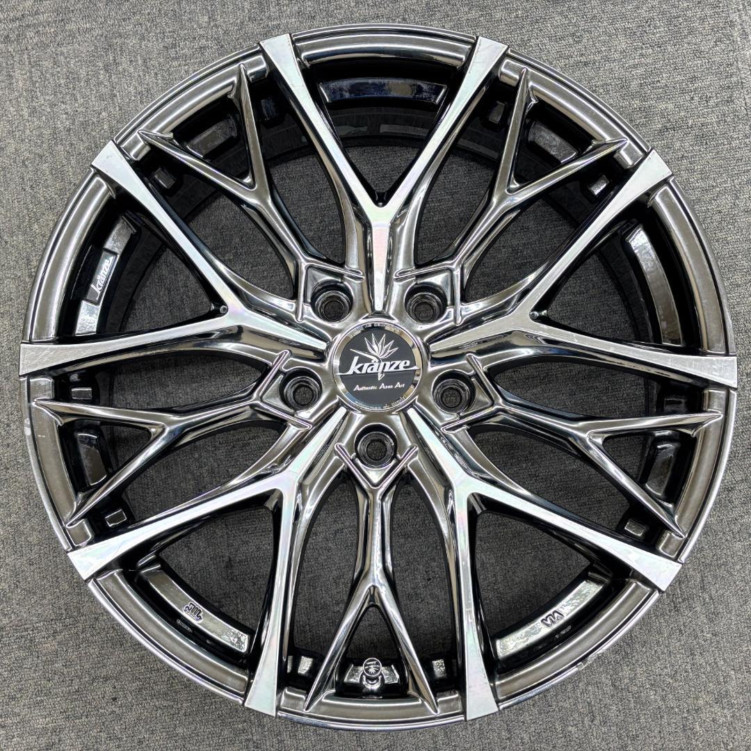 新品タイヤ付 weds クレンツェ ウィーバル 215/45R18 ヴォクシー