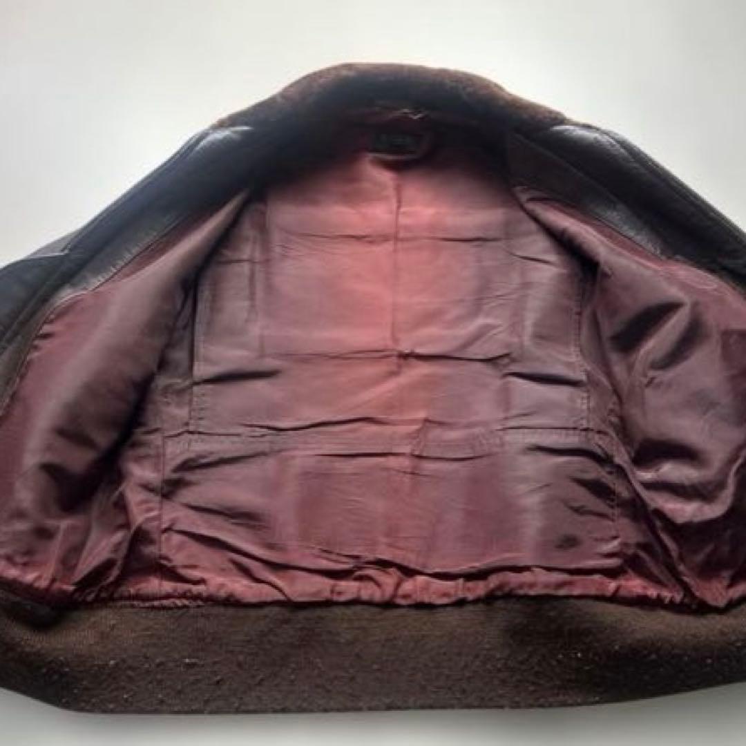 激レア　g1 フライト　レザージャケット　ロケットタロン　黒タグ　50s 60s