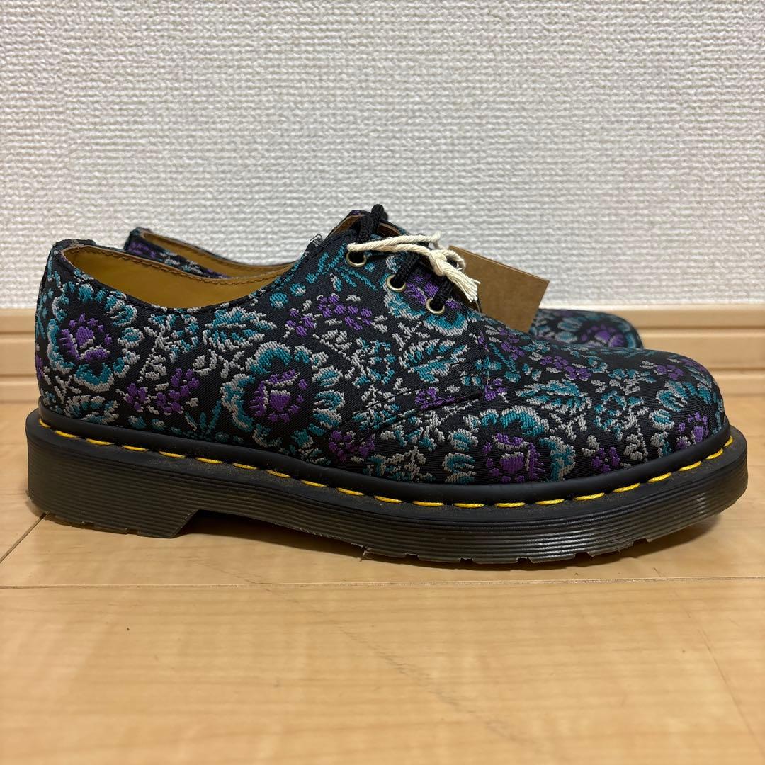 靴 Dr.Martens Floral Jacquard Oxord Shoes