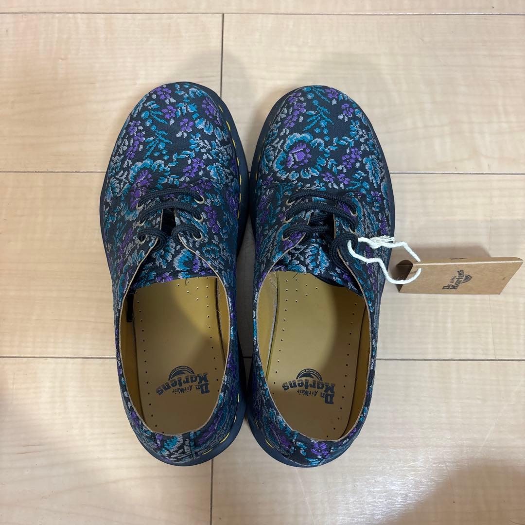 靴 Dr.Martens Floral Jacquard Oxord Shoes