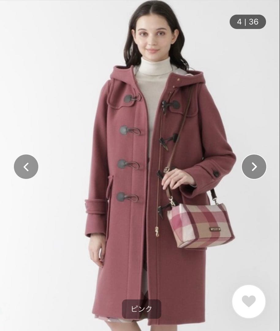 maimaiブルーレーベルクレストブリッジ　ダッフルコート　36サイズ