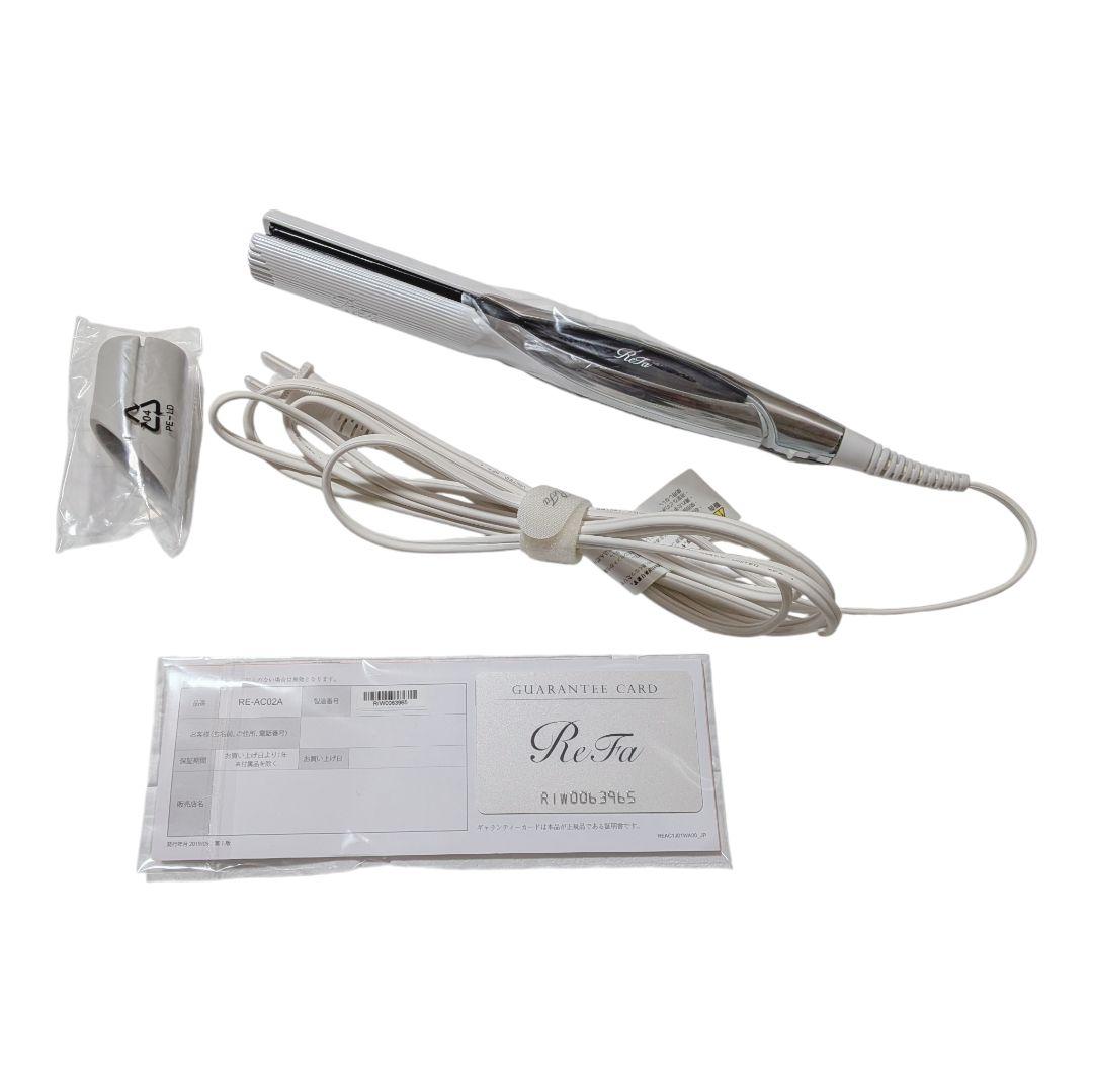 【ほぼ新品】ReFa リファ ストレートヘアアイロン ホワイト RE-AC02A