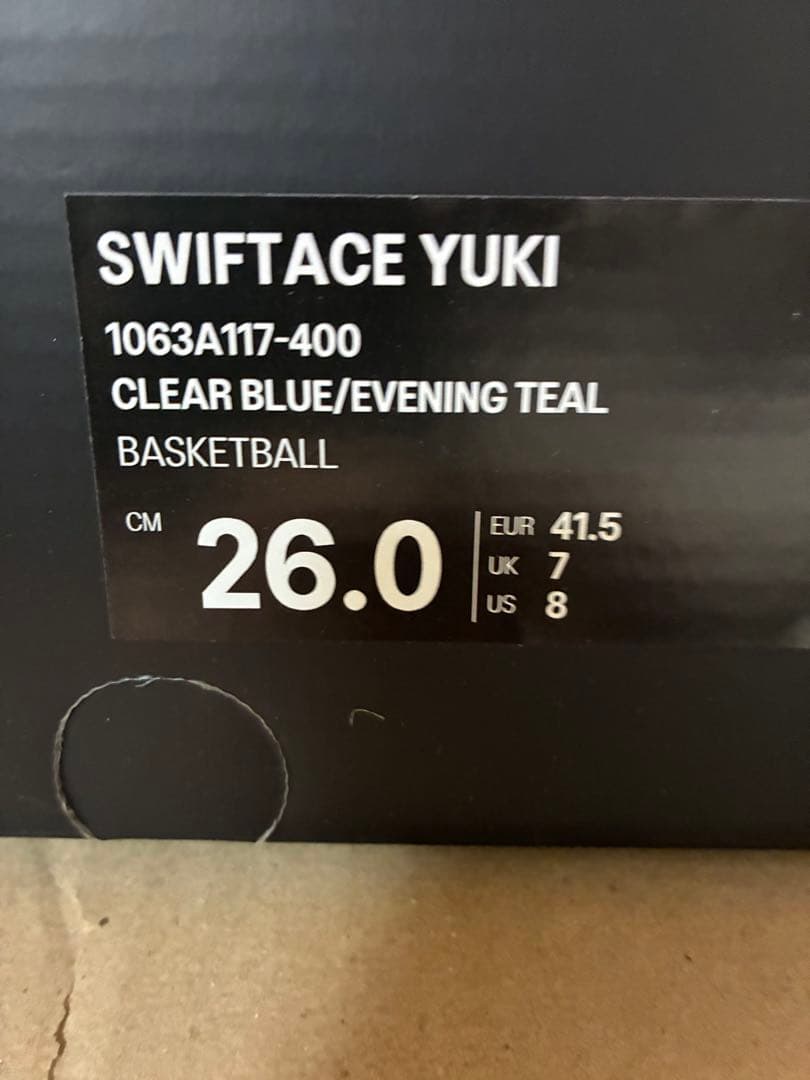 【値下げ】新品未使用ASICS SWIFTACE YUKI 26.0cm