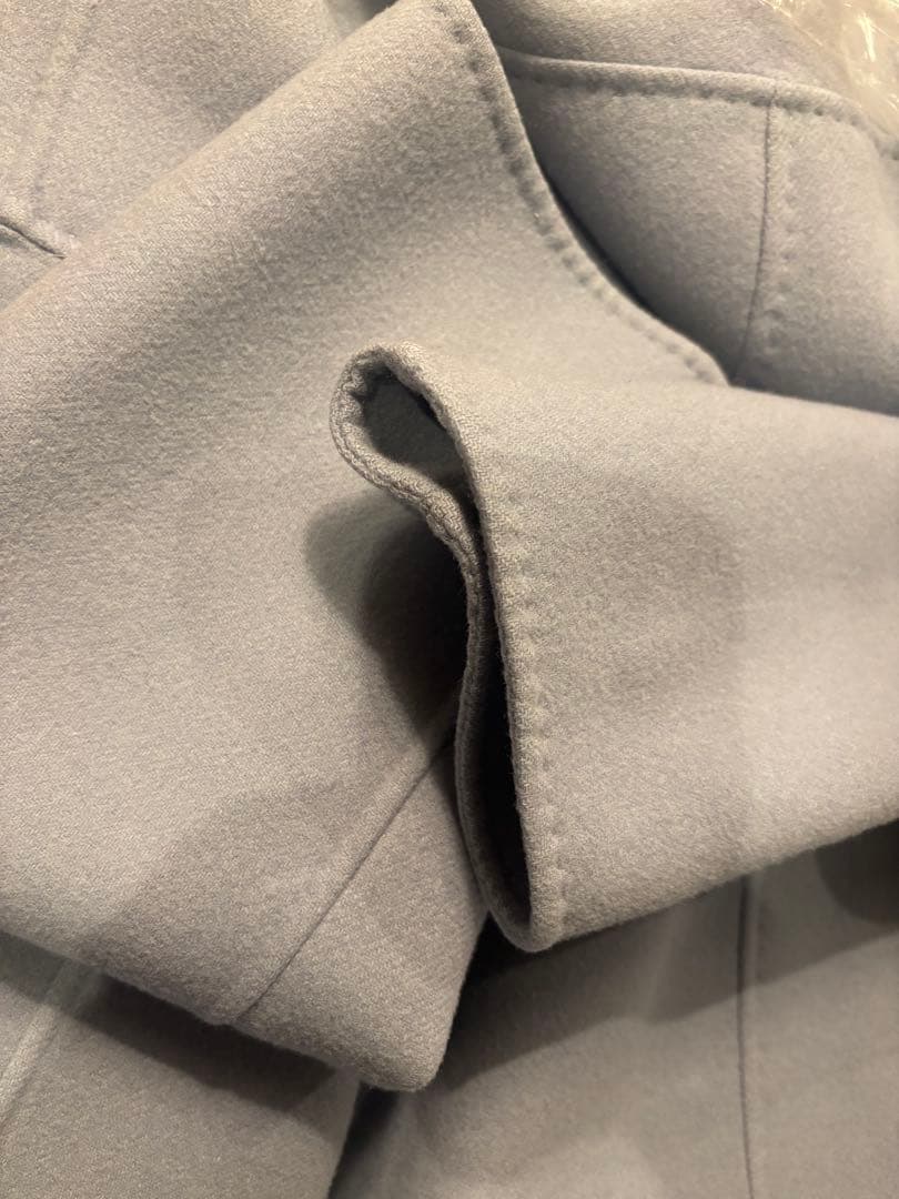 ebure エブール　ライトブルー ダッフル　コート