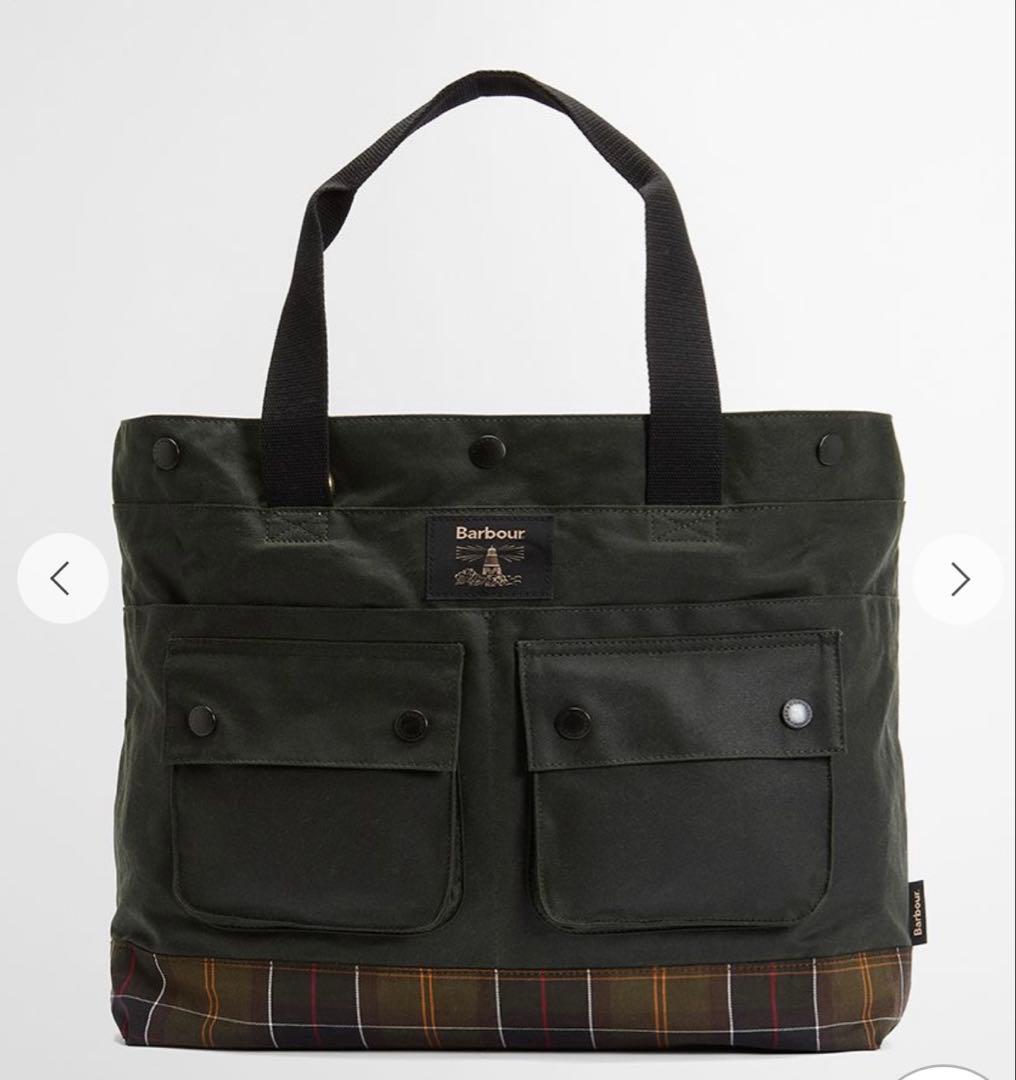 完売品　Barbourバブアー　Fieldワックストートバッグ