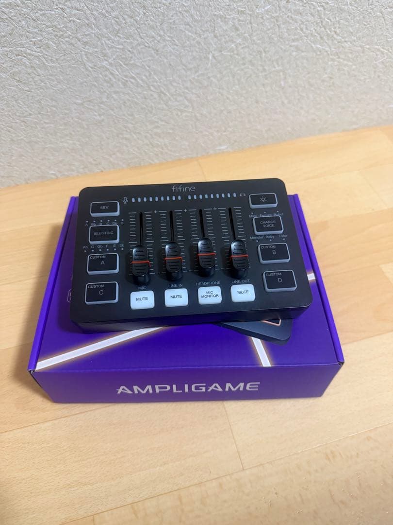Fifine USBマイク・ゲーミングヘッドセット・オーディオミキサーセット