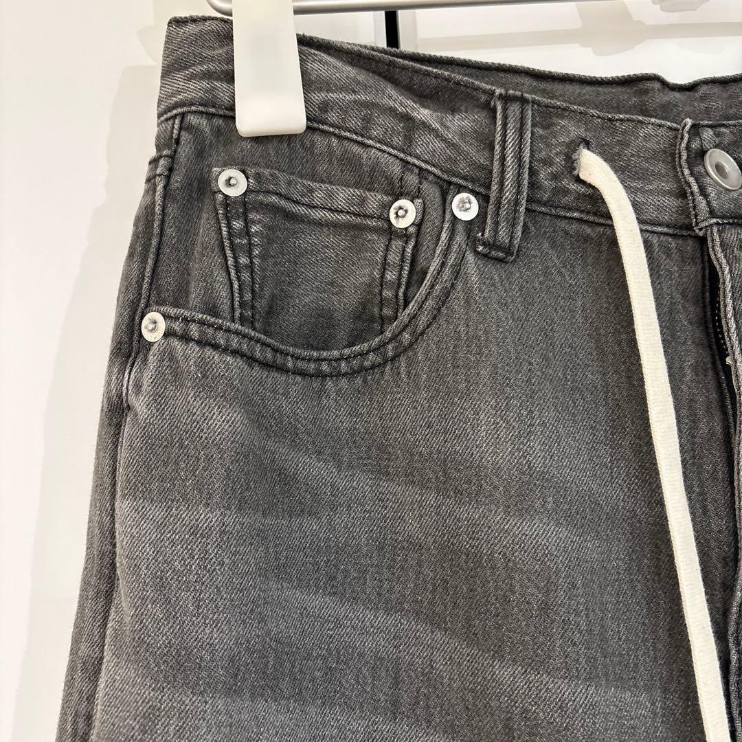 Whim Gazette ウィム ガゼット ドロスト デニム パンツ グレー L