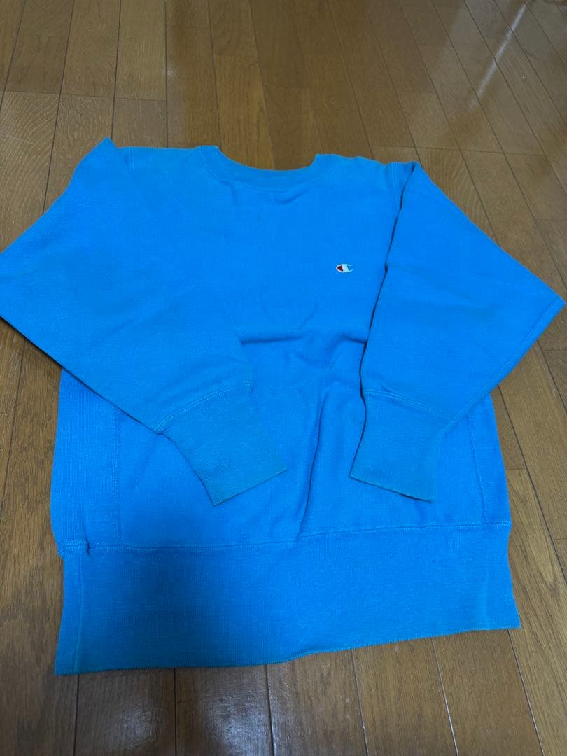 チャンピオン　リバースウィーブ 90s ブルー　水色　USA製　Mサイズ