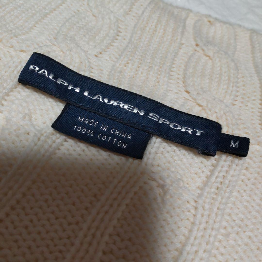 専用・ラルフローレン・ ニット セーター ・フルジップ・ポニー・M