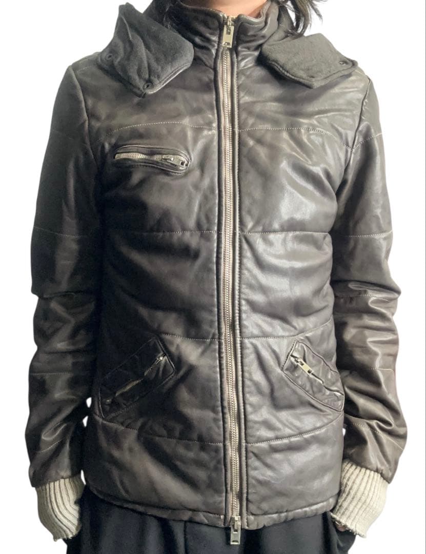 ジャケット・アウター \"giorgio brato\"lamb skin bomber jacket