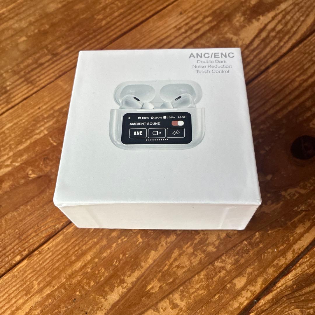 液晶付きワイヤレスイヤホン ノイキャン付き