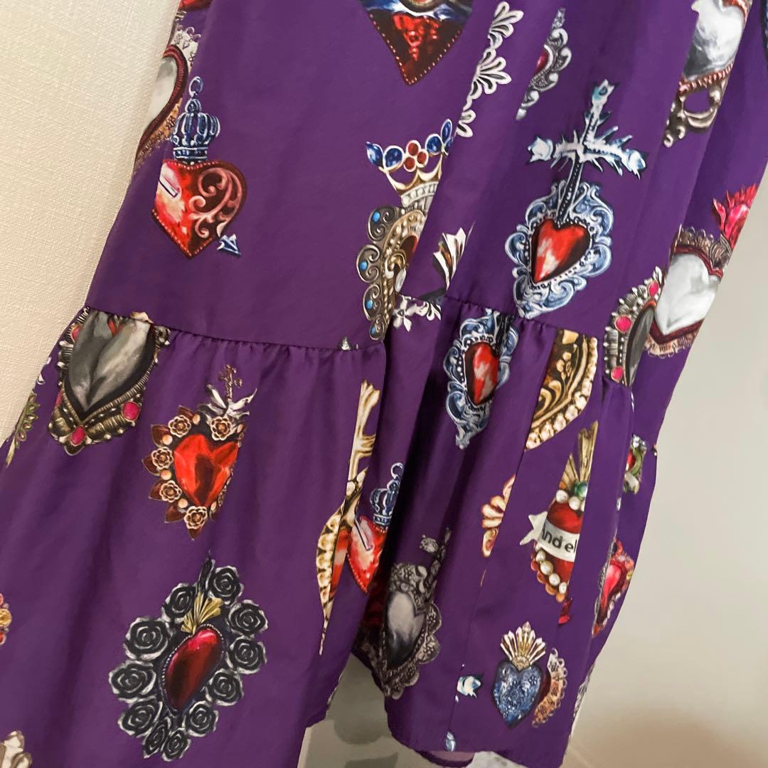 【&ellecy】 アンドエルシー　美品　ハートワンピース