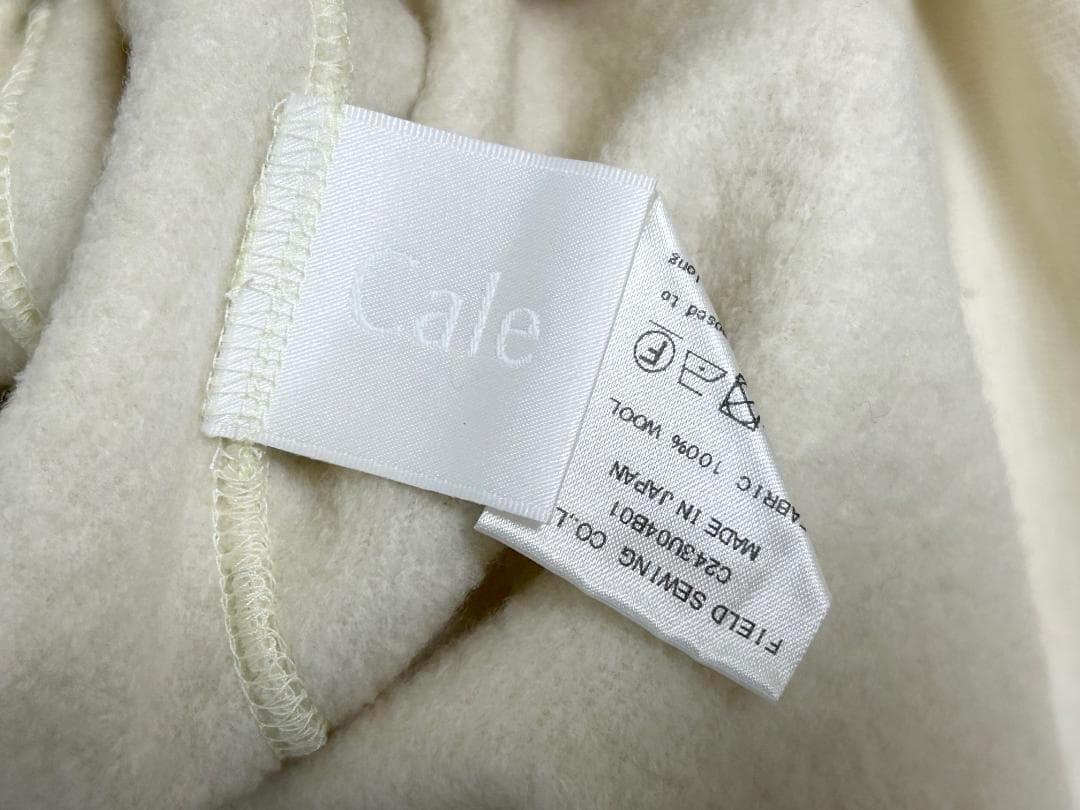 24AW Cale スーパー120 エアーウール 裏毛 スウェット カル