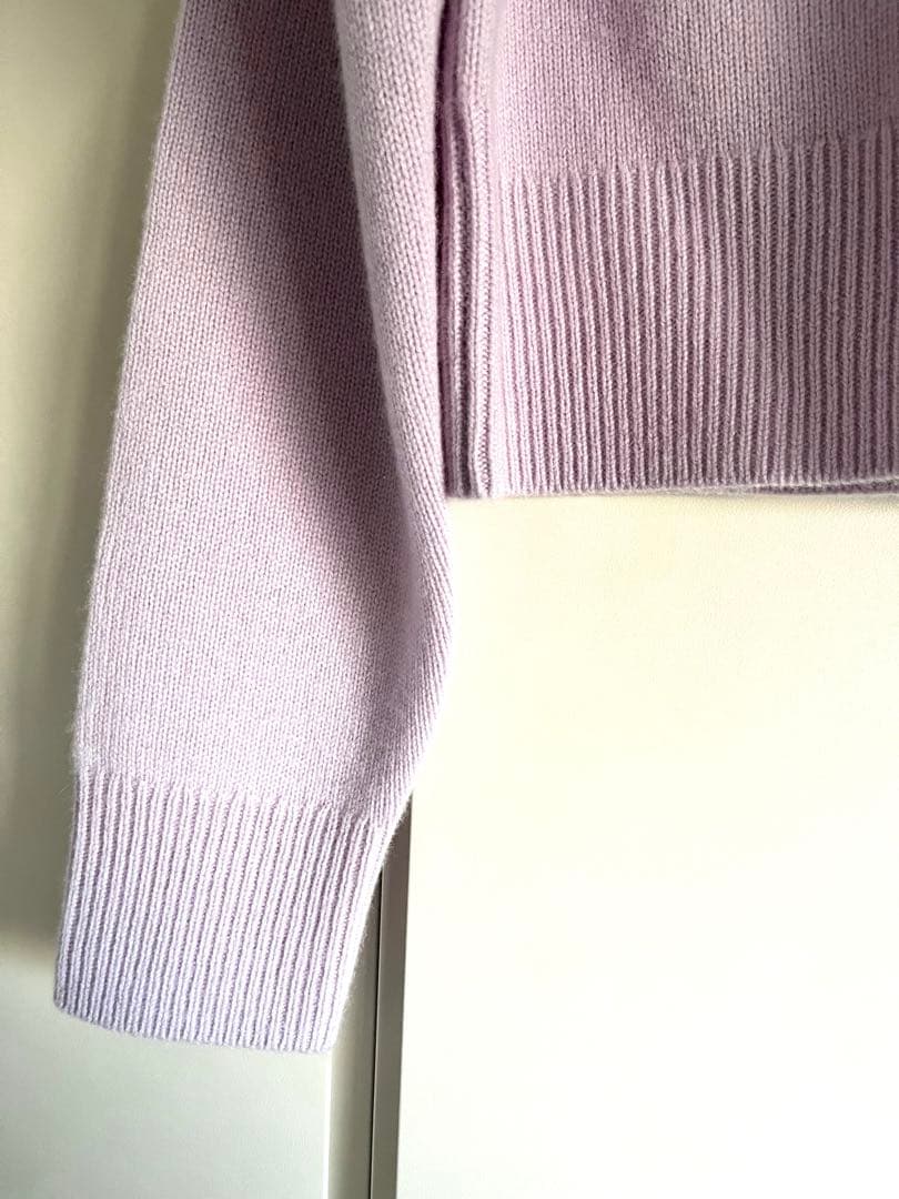 【最終値下げ】カシミヤニット　uncrave WHITE ラベンダー