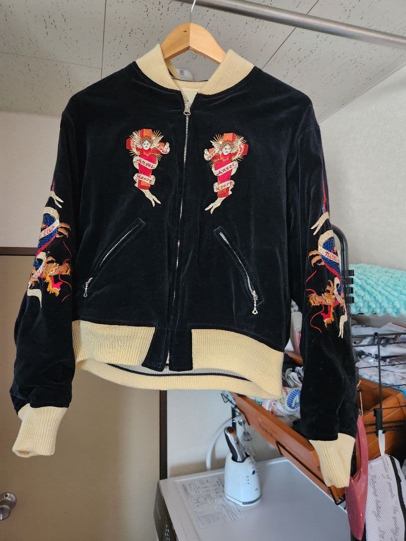 NICOLE CLUB リバーシブルスカジャン