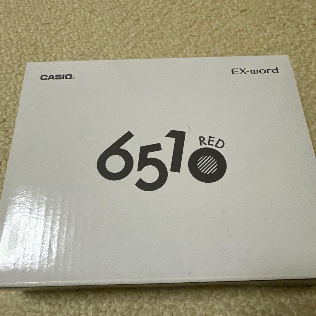 CASIO XD-SX6510RD レッド 電子辞書本体