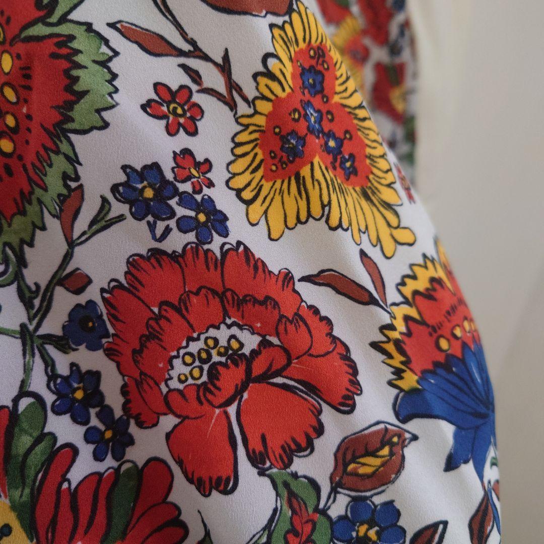 最終価格　　美品　レリアン　プラス　17号　カーディガン　花柄