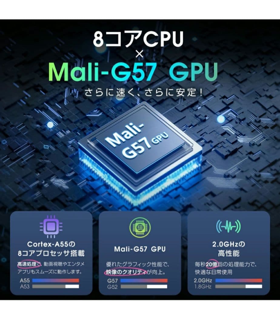 Wpawa HT10-A Androidタブレット 10.1インチ