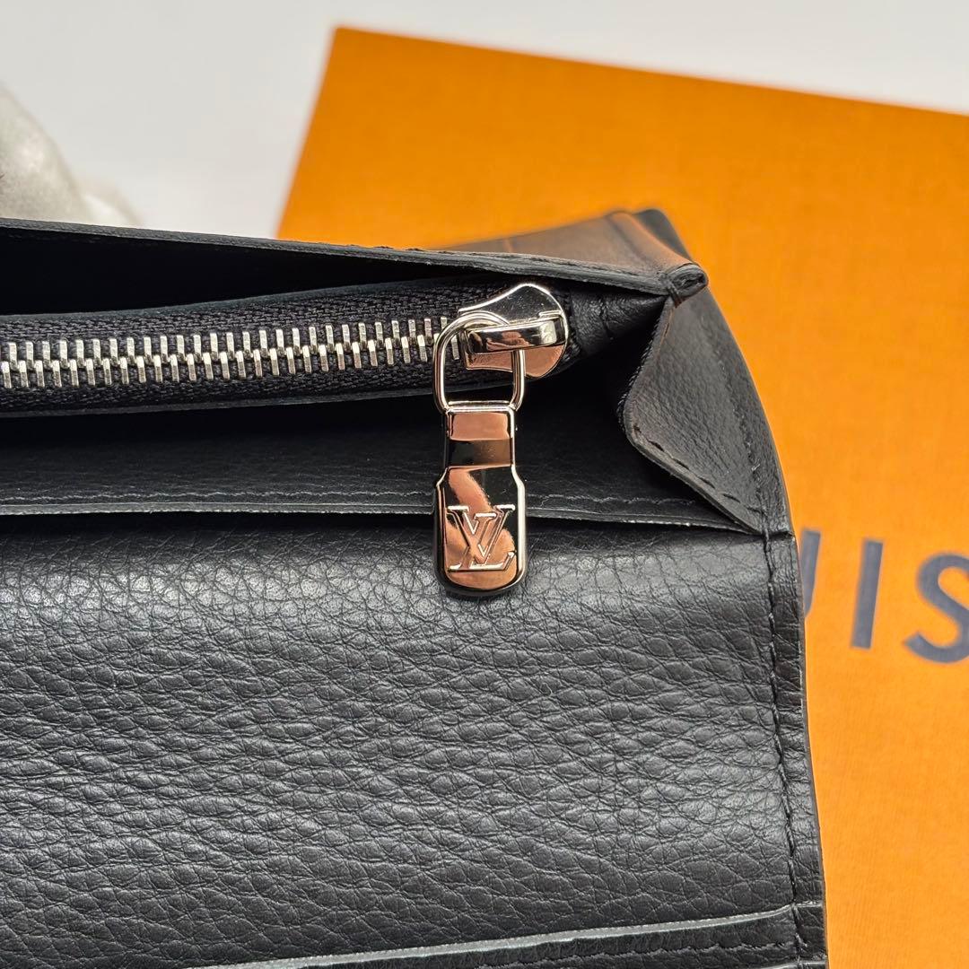 LOUIS VUITTON M58192 ブラック財布 ウォレット レザー 本革