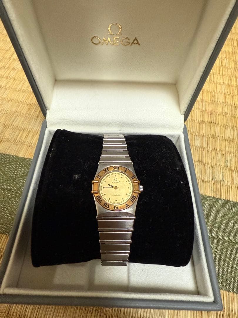 OMEGA コンステレーション コンビ】ステンレス×ゴールド レディース腕時計