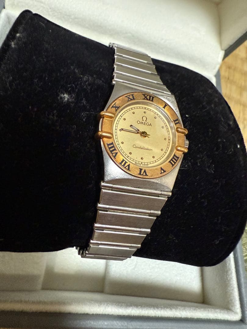 OMEGA コンステレーション コンビ】ステンレス×ゴールド レディース腕時計