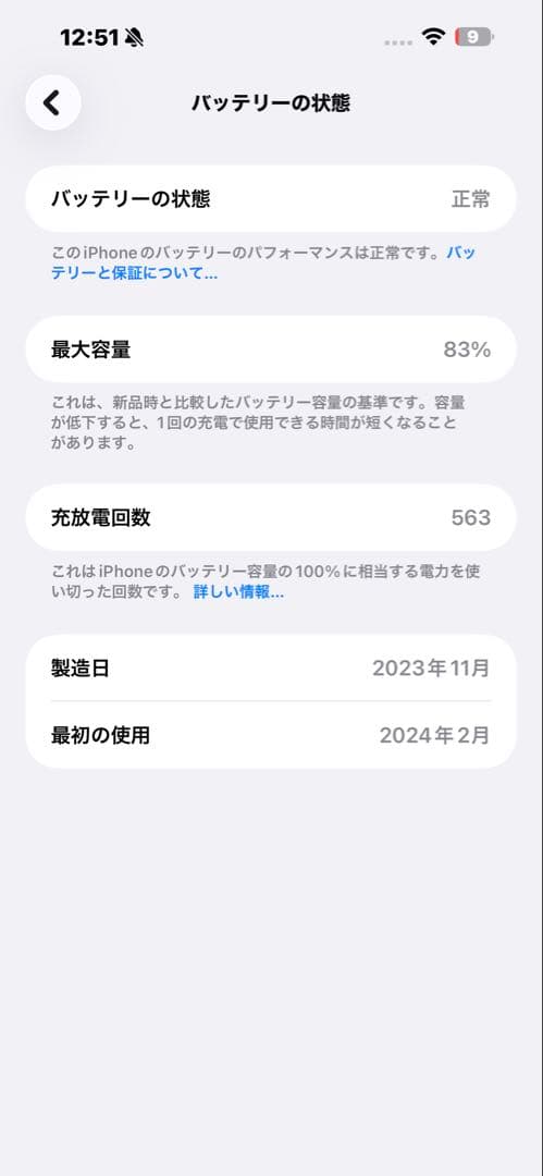 iPhone 15 Pro Max 258GB シルバー