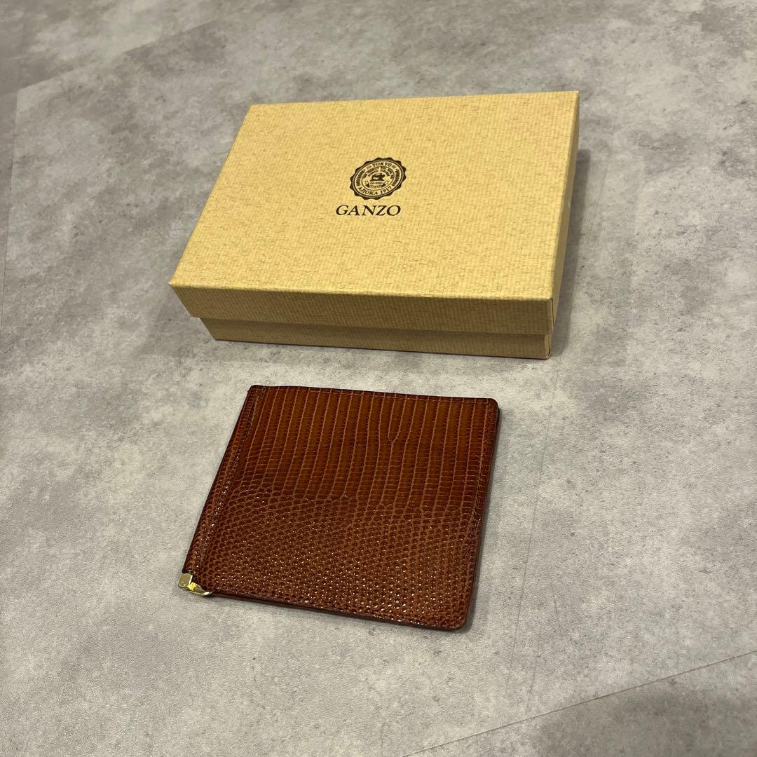GANZO リザード　マネークリップ　札入れ　ガンゾ