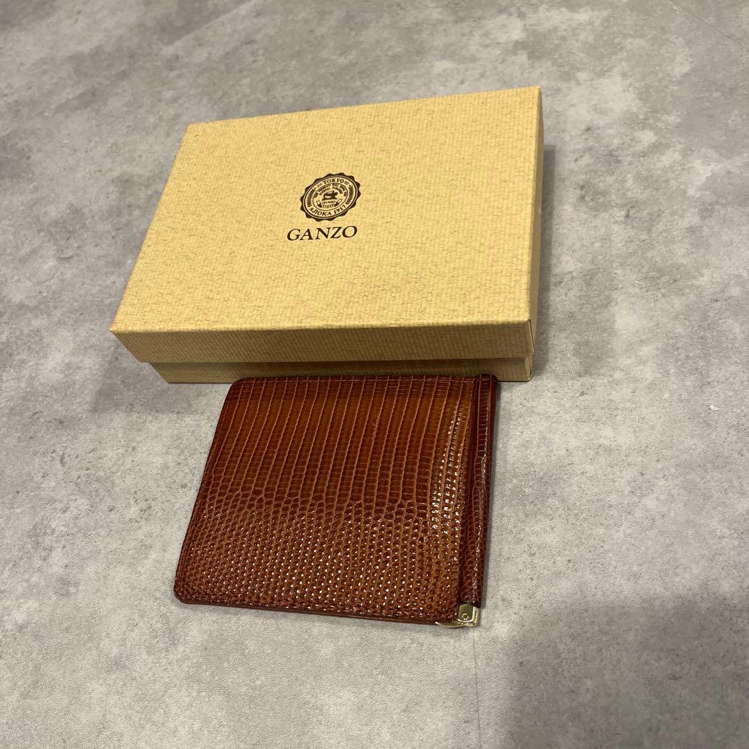 GANZO リザード　マネークリップ　札入れ　ガンゾ