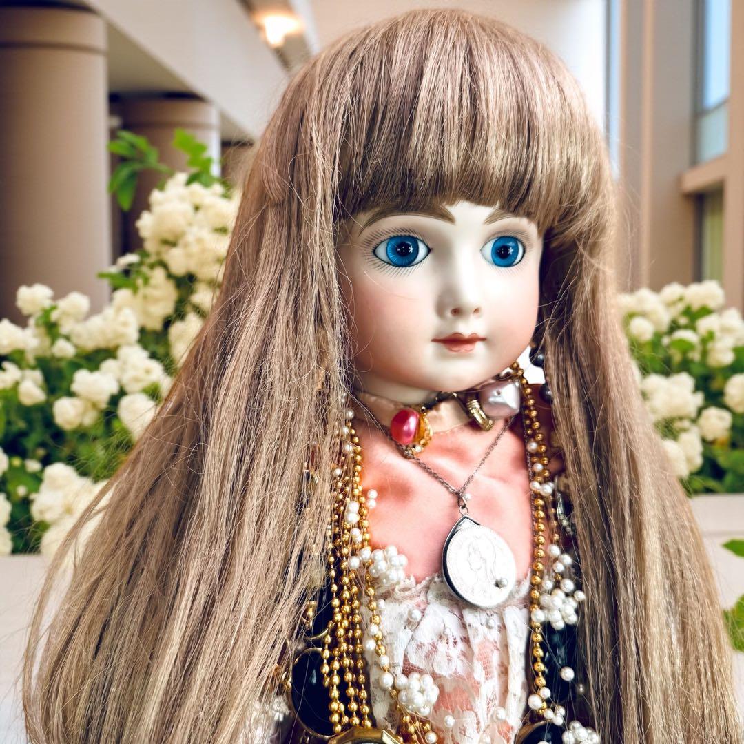 ユミカ ビスクドール アーテー 作家様 ピンクドレス リボン カメオ