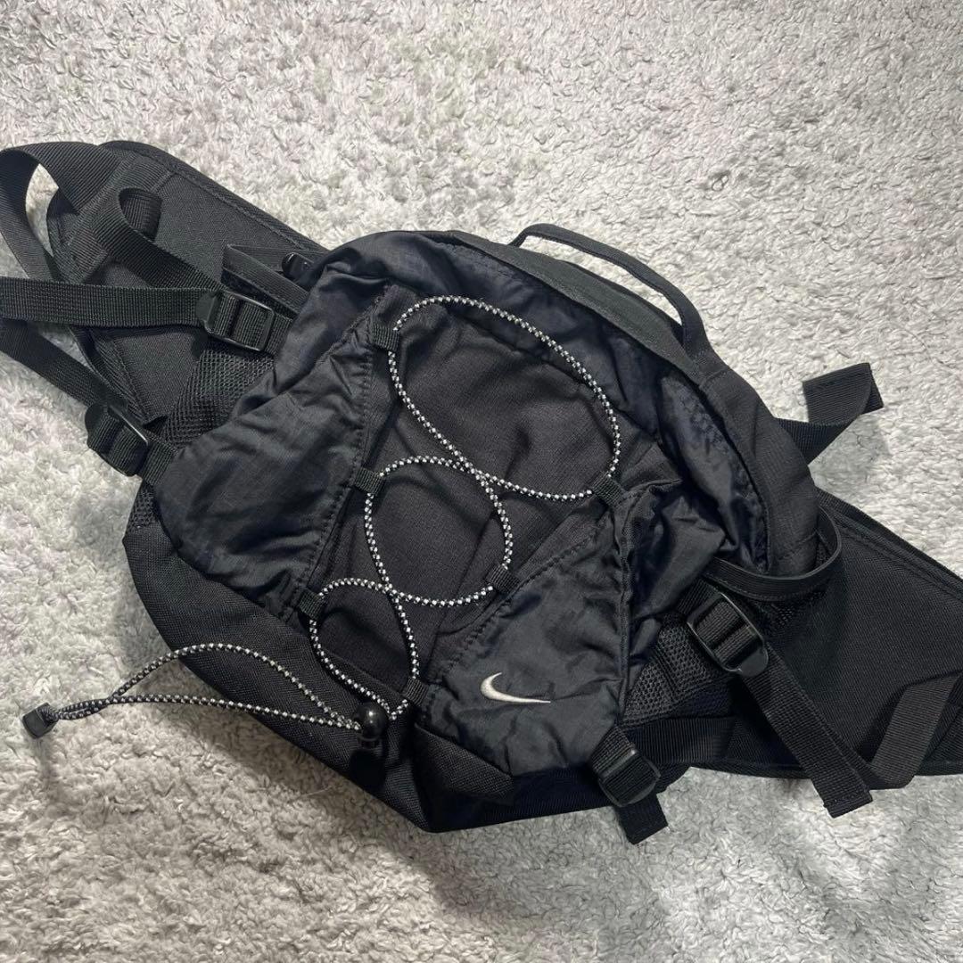 90s NIKE ボディバッグ ウエストバッグ y2k ワンショルダーバッグ