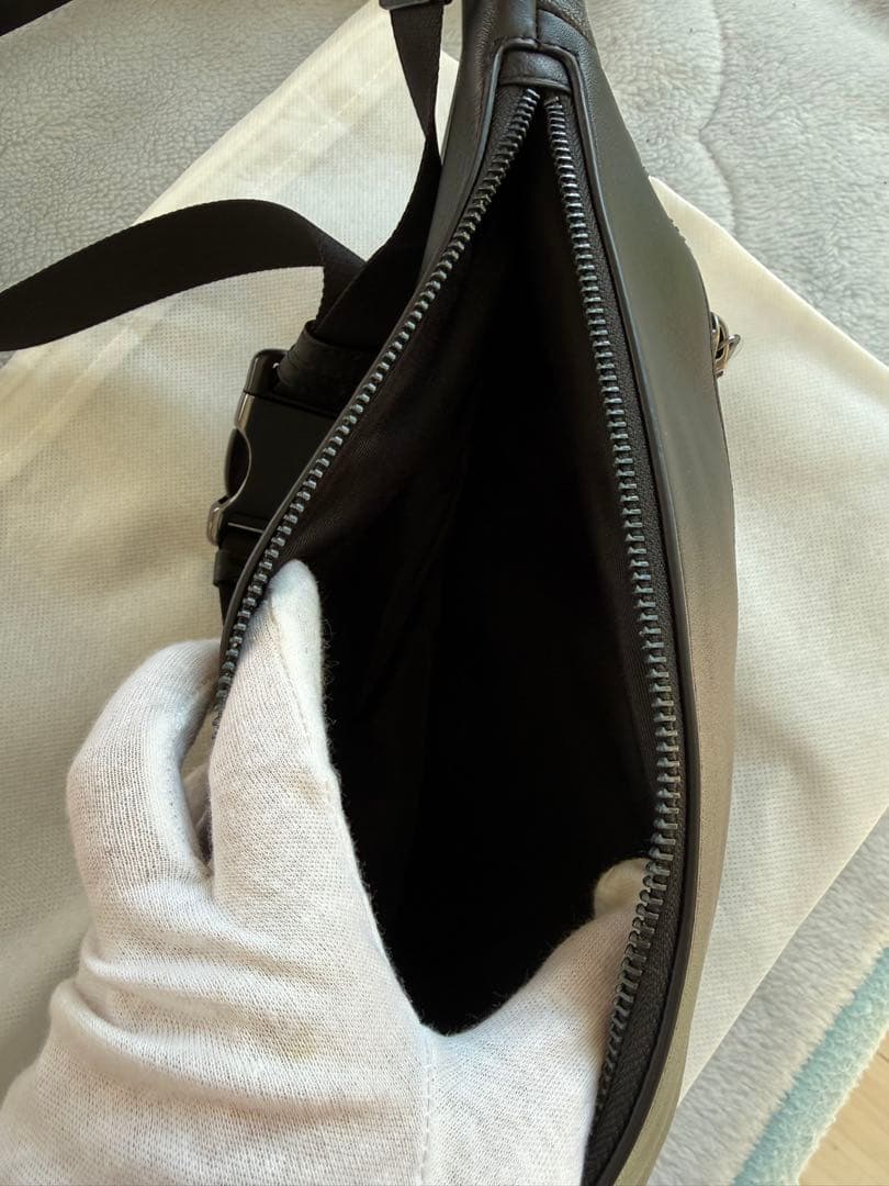 COACH ボディバッグ ウエストバッグ黒グレー新品未使用