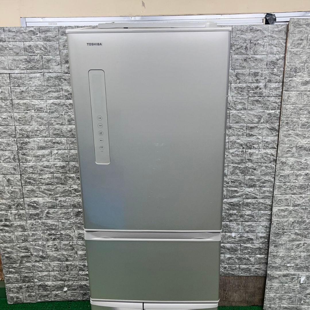 659 冷蔵庫　大型　左開き　400L強　自動製氷機付　関東配送　大人気　極美品